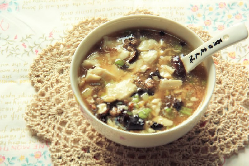 牛肉沫豆腐腦 牛肉沫豆腐腦