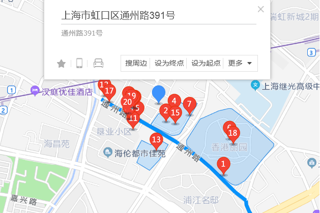 通州路391號