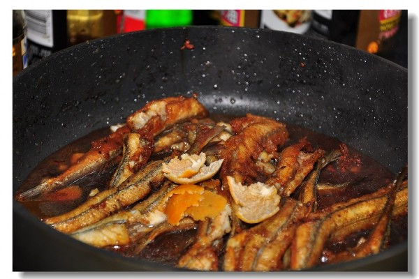 醋燜針魚 醋燜針魚