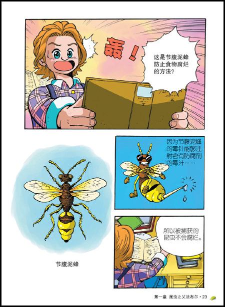 法布爾昆蟲記(安徽教育出版社出版漫畫)