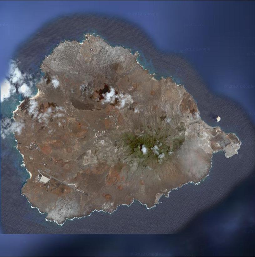 阿森松島衛星圖片