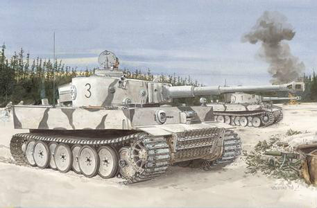 第502重裝甲營虎式坦克極初期型彩繪
