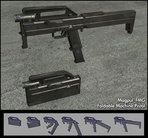 FMG9摺疊衝鋒鎗