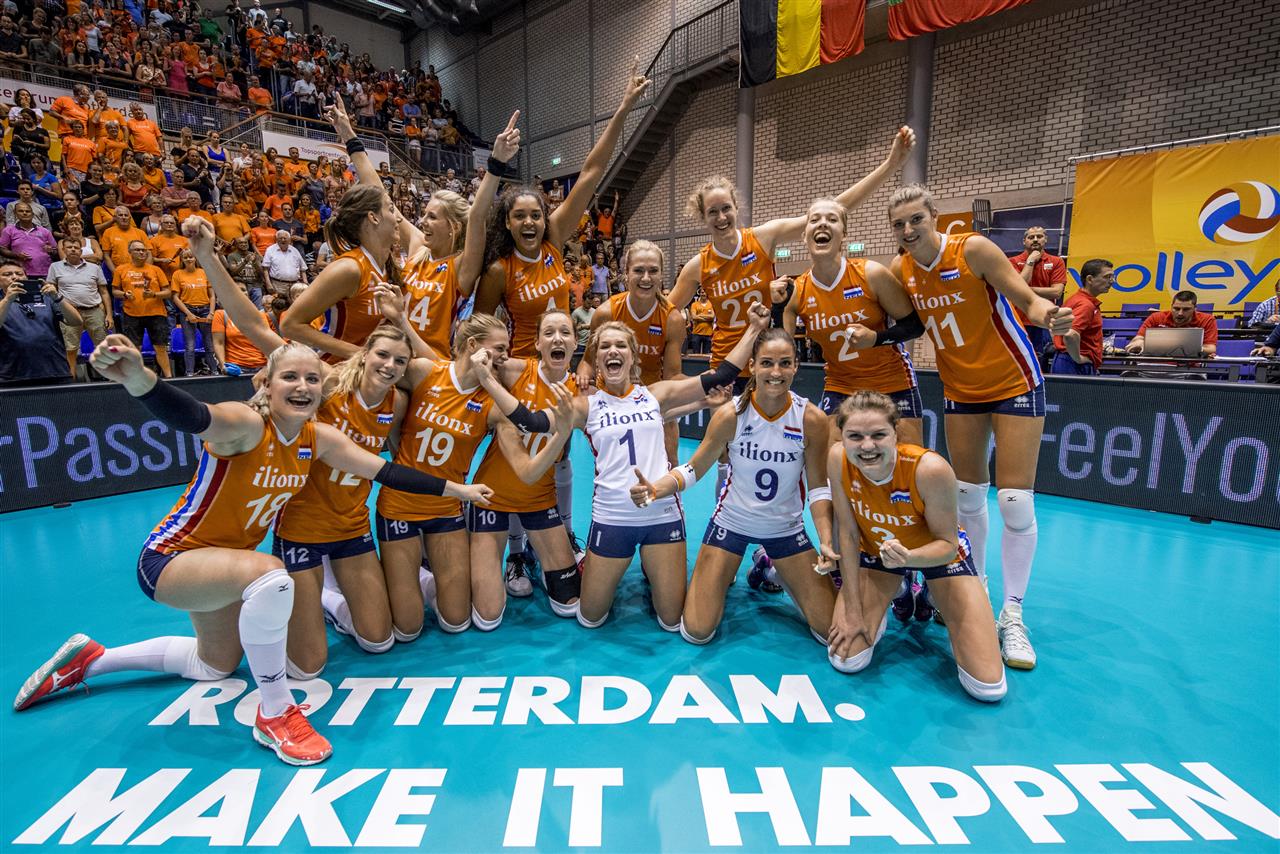 荷蘭女排在附加賽中獲得決賽資格