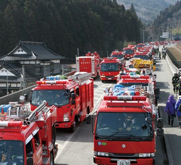 東日本大地震後東京消防廳緊急出動