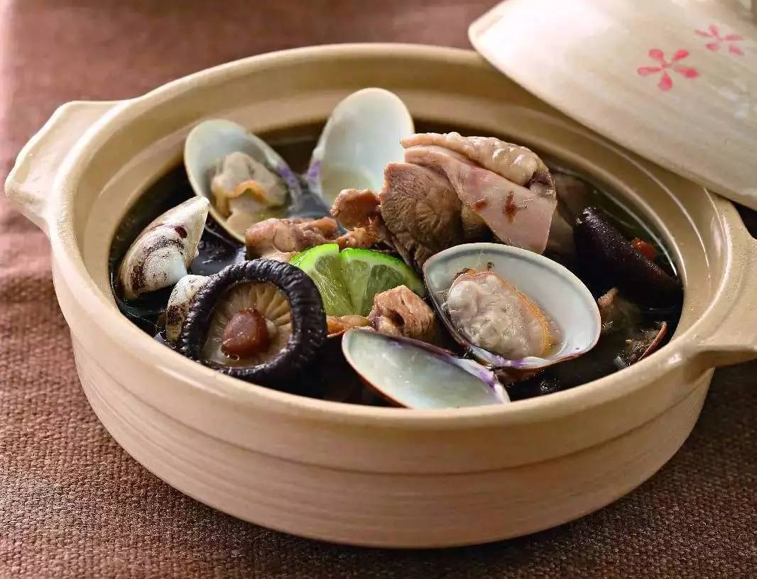鮮菇蛤蜊湯