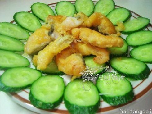 黃瓜炸魚片 黃瓜炸魚片