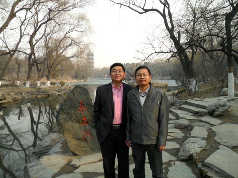 魯國舞者與郝田虎在北京大學
