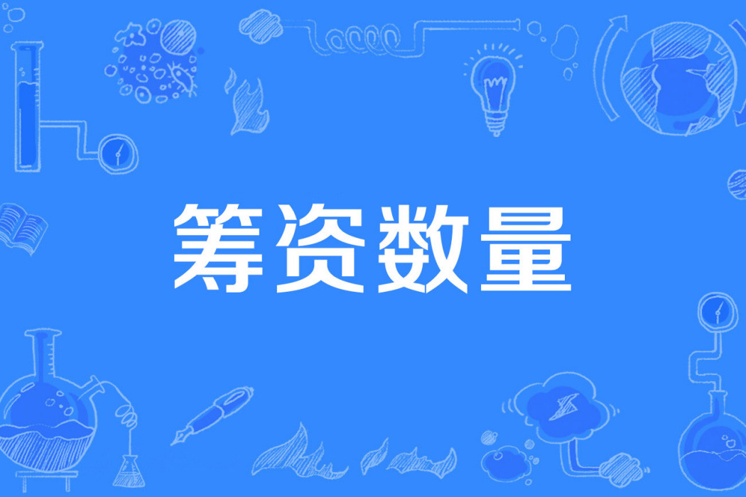 籌資數量 籌資數量