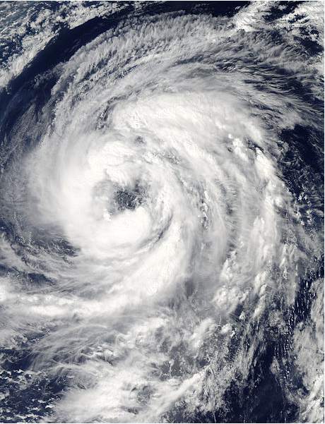 強熱帶風暴北冕 衛星雲圖