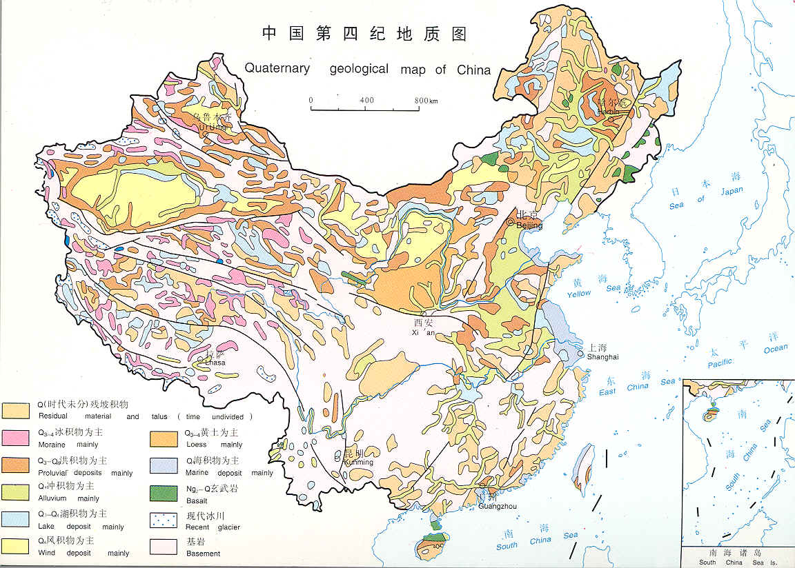 第四紀地質圖