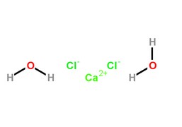二水氯化鈣結構式