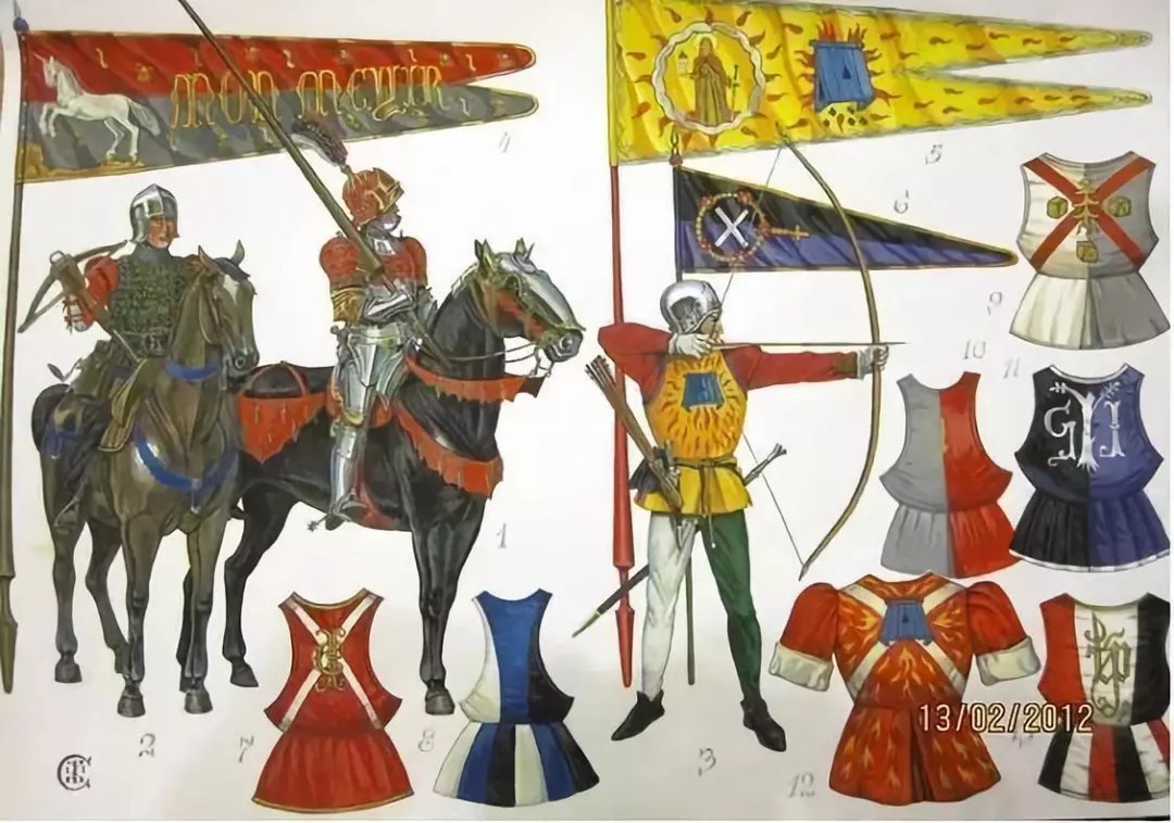 勃艮第公爵效仿查理七世建立的憲兵騎士連