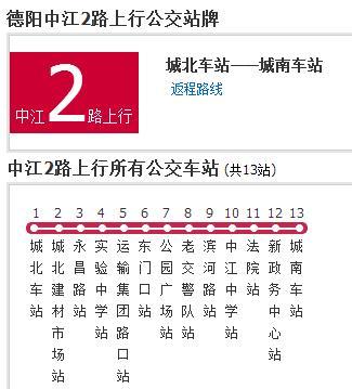 中江公交2路 中江公交2路