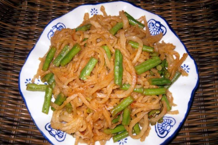 豇豆炒餅 豇豆炒餅