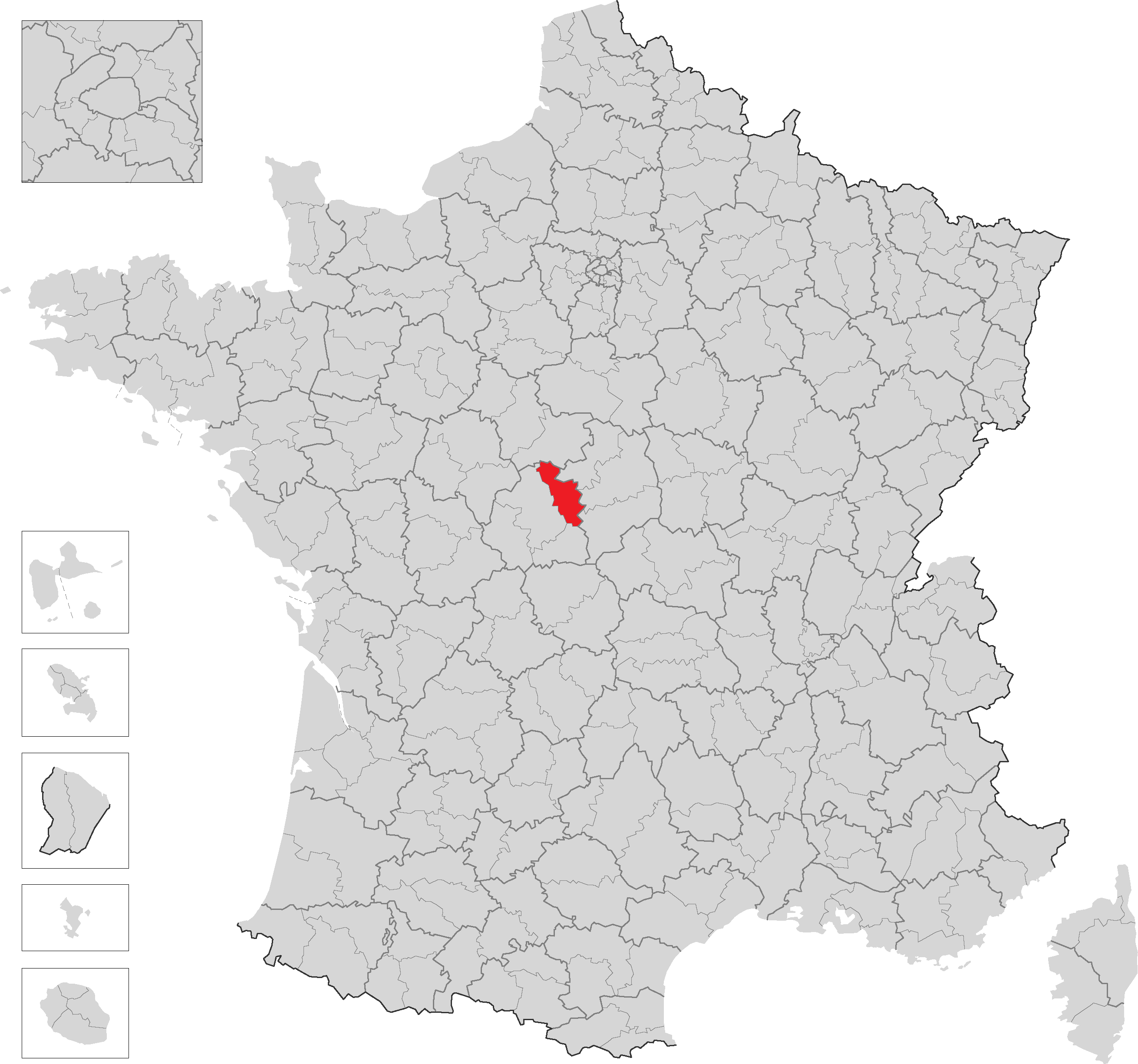 伊蘇丹地區在法國的位置