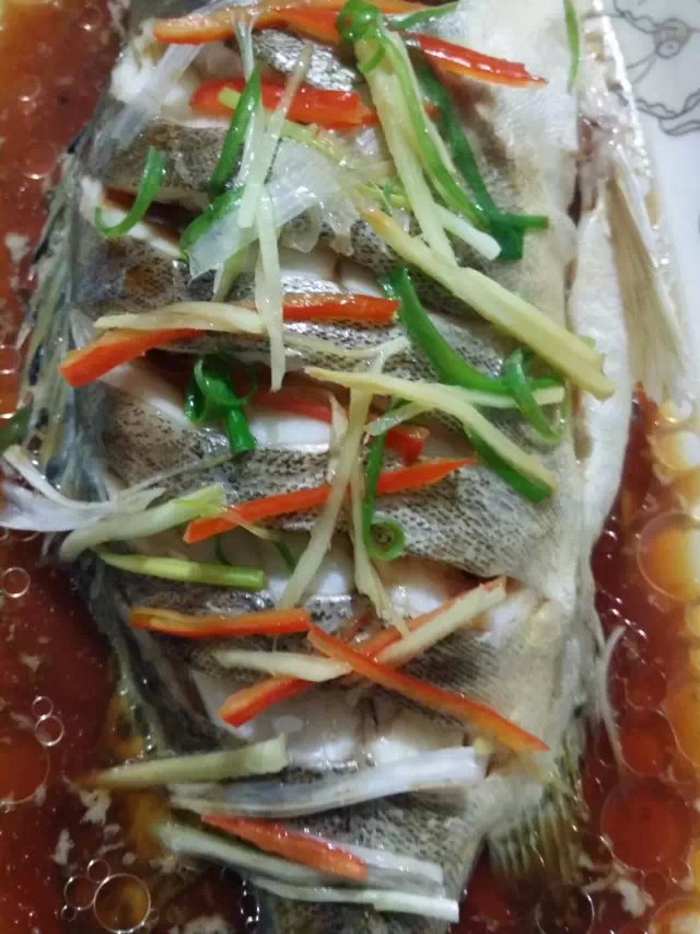 清蒸豉油鱖魚