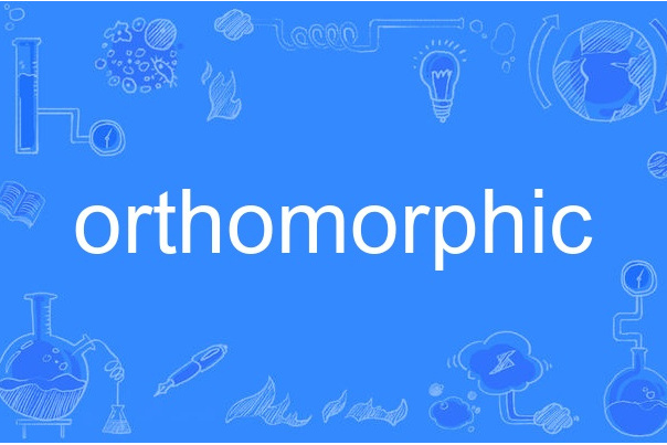 orthomorphic orthomorphic