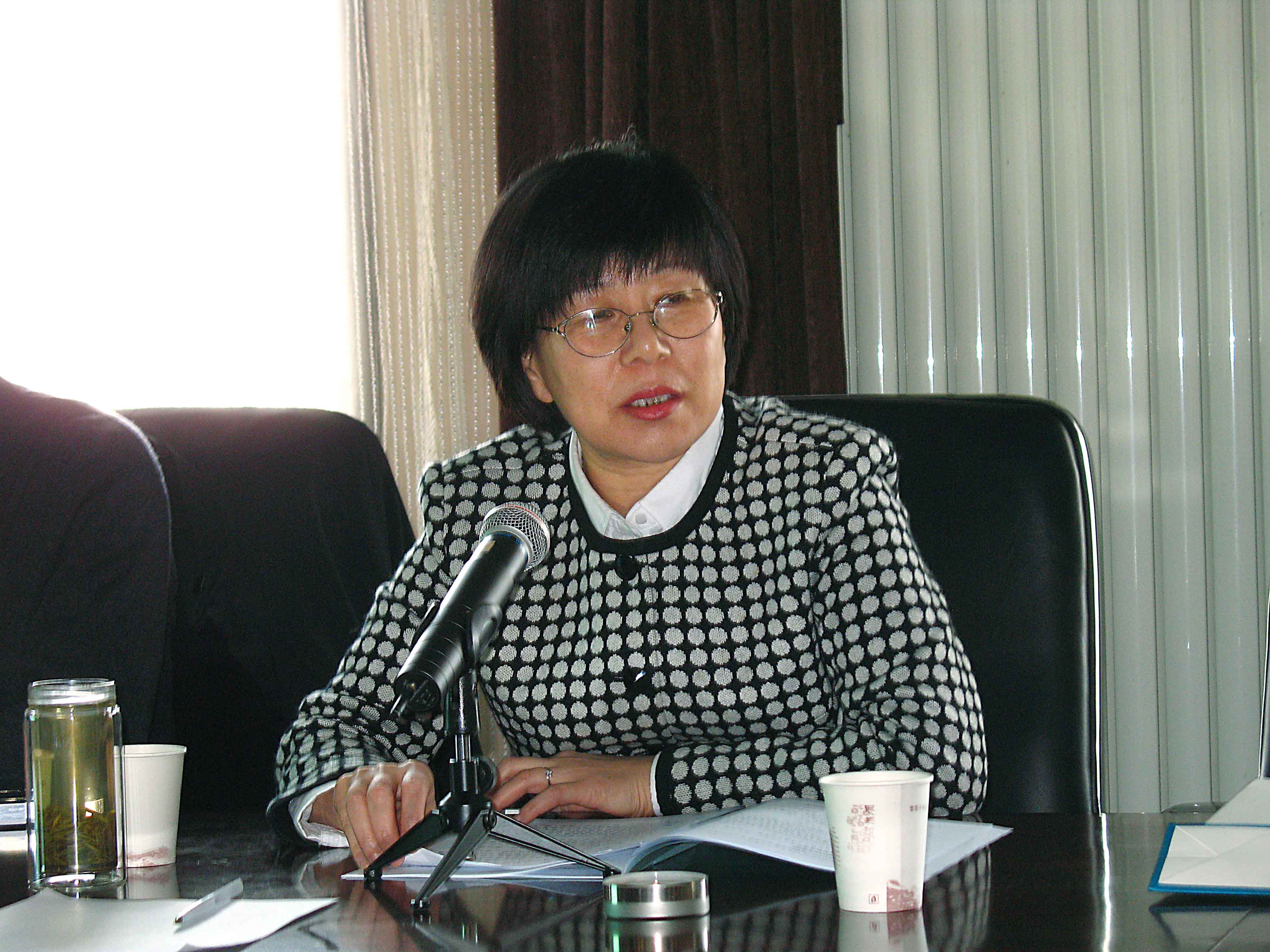 張雅芳2009年3月在北京