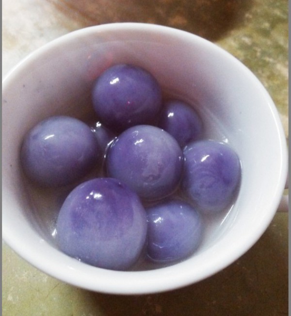 紫薯湯圓