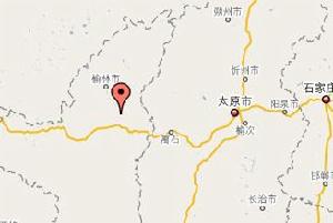 米脂縣高渠鄉在陝西省內位置