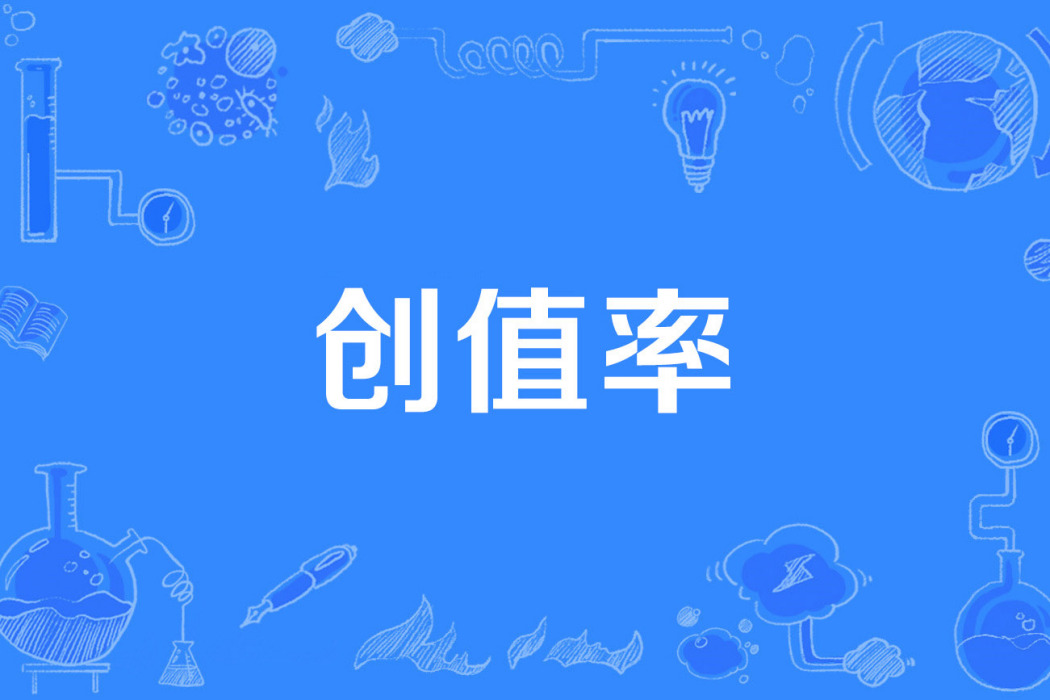 創值率 創值率