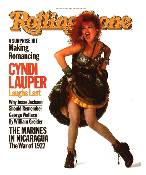 1984年滾石雜誌封面人物——辛迪·勞帕