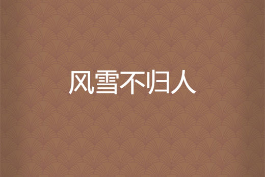 風雪不歸人 風雪不歸人