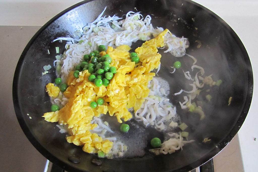 銀魚青豆松 銀魚青豆松