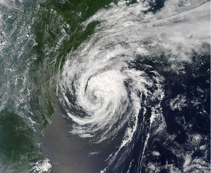 熱帶風暴（貝里爾）衛星雲圖