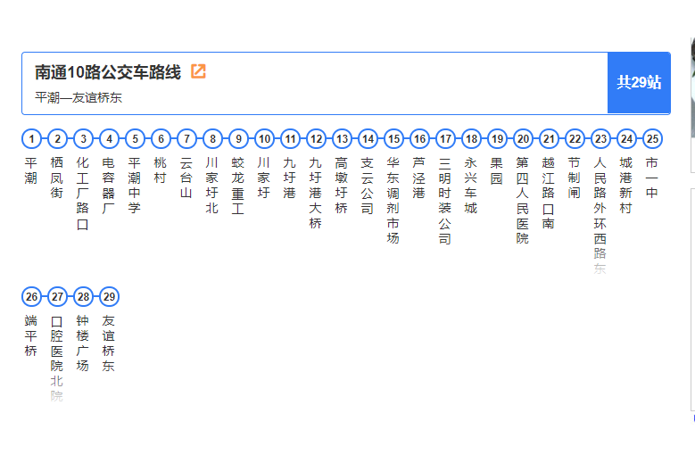南通公交10路 南通公交10路