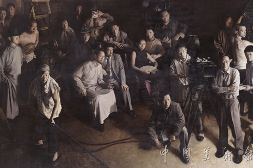 風雲兒女(殷雄2009年創作油畫作品) 風雲兒女(殷雄2009年創作油畫作品)