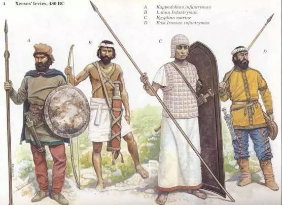 埃及人的重步兵習慣使用巨大的盾牌