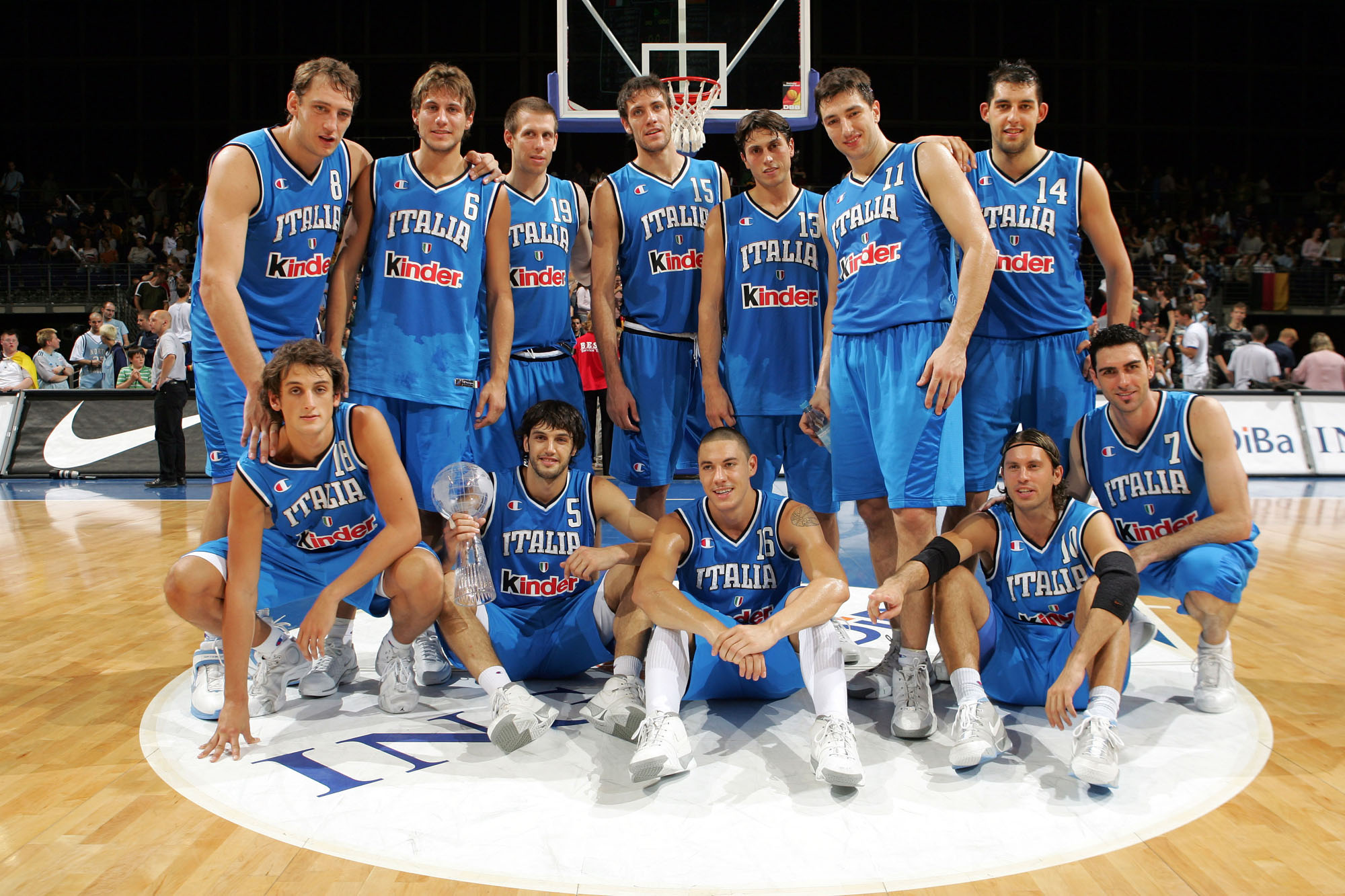 義大利國家男子籃球隊全家福