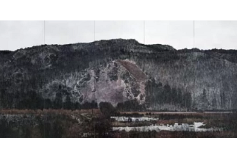 山水對 山水對