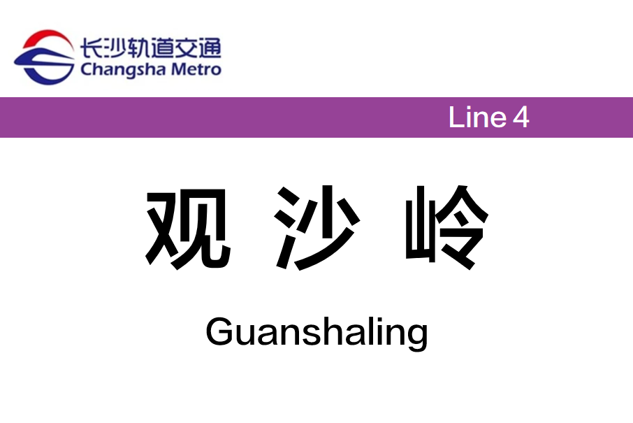 觀沙嶺站(中國湖南省長沙市境內捷運車站)
