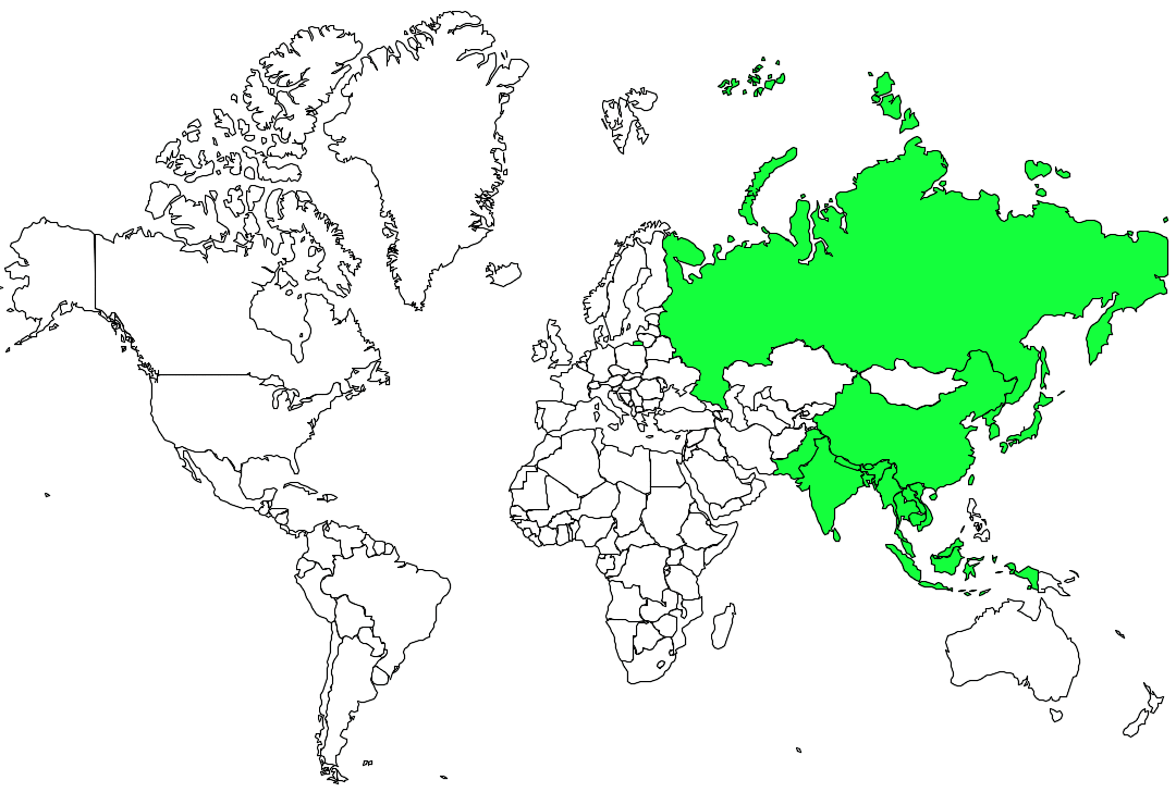 領角鴞地理分布