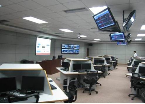 國泰安承建的北大商學院金融實驗室實景圖