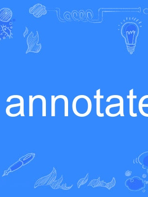 annotate annotate