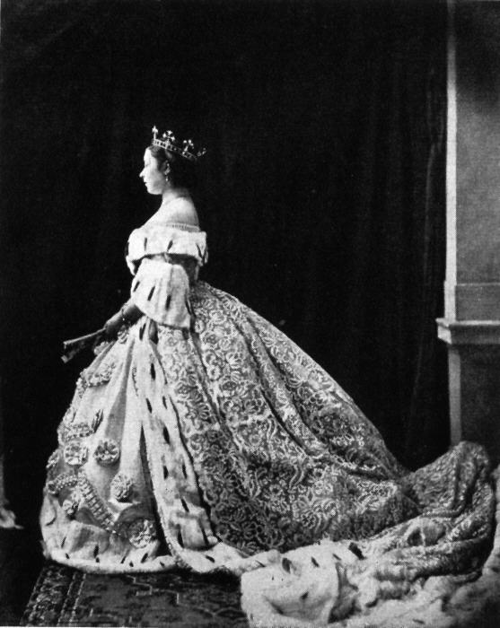 在威廉一世加冕典禮上的維多利亞，1865年