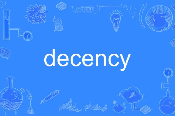 decency decency