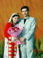 維吾爾族的新郎新娘