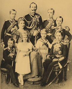 1902年威廉二世的全家福
