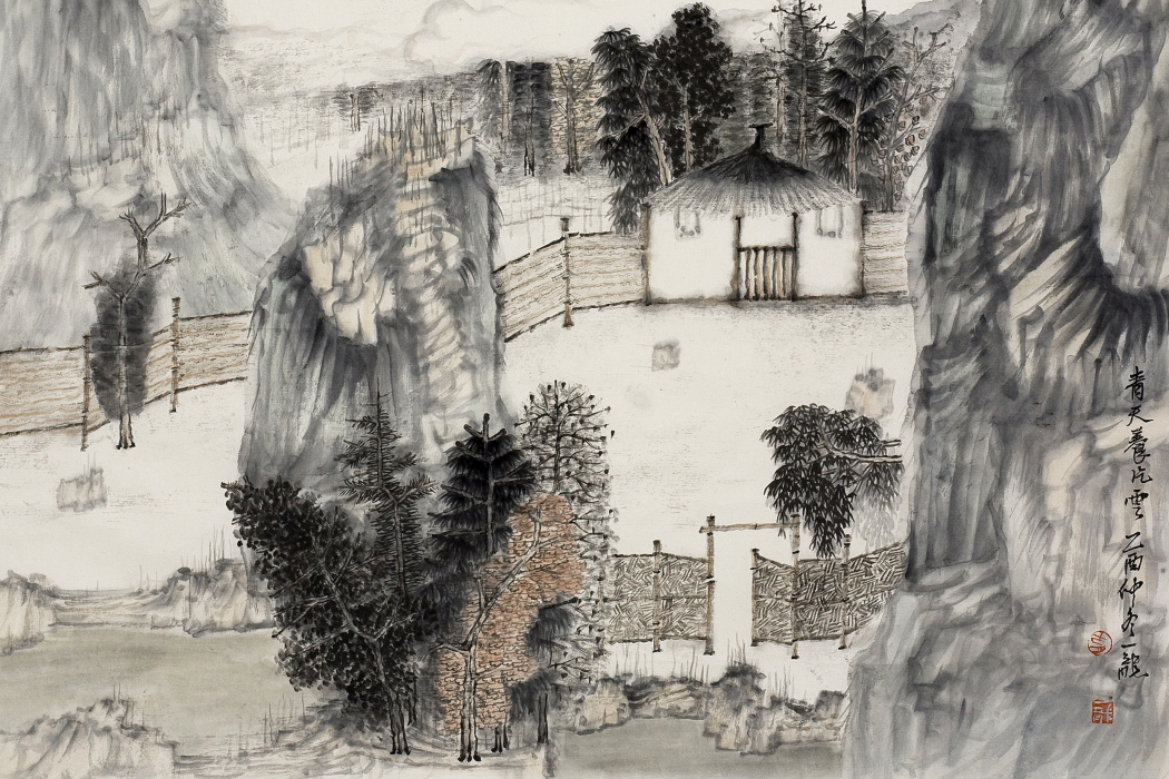 意境(胡一龍中國畫作品) 意境(胡一龍中國畫作品)