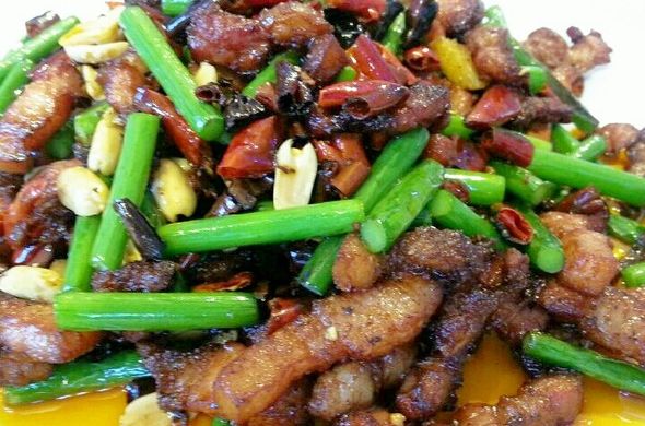 蒜薹燒肉 蒜薹燒肉