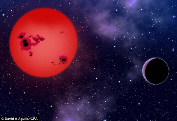 一顆繞昏暗恆星運轉的類地行星——水行星