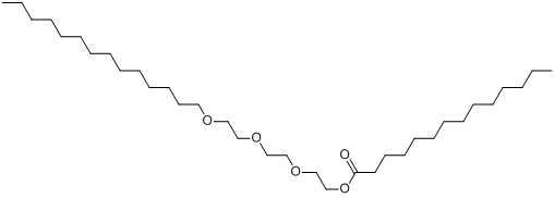 十四烷酸-2-[2-[2-（十四烷氧基）乙氧基]乙氧基]乙酯