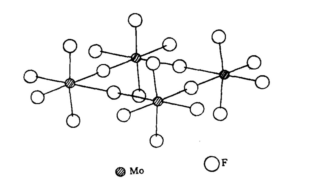五氟化鉬四聚體結構