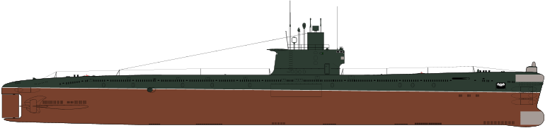 633型潛艇外型圖