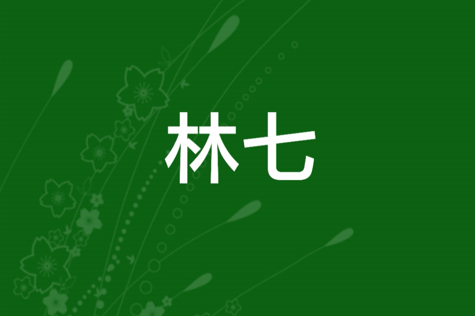 林七(木已成冥創作的網路小說) 林七(木已成冥創作的網路小說)